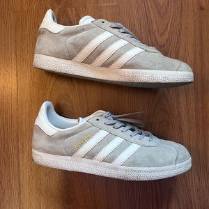 Grey Adidas Gazelle
